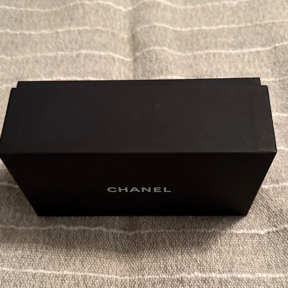CHANEL Sunglasses  Black Gift Box with instructions and white envelope